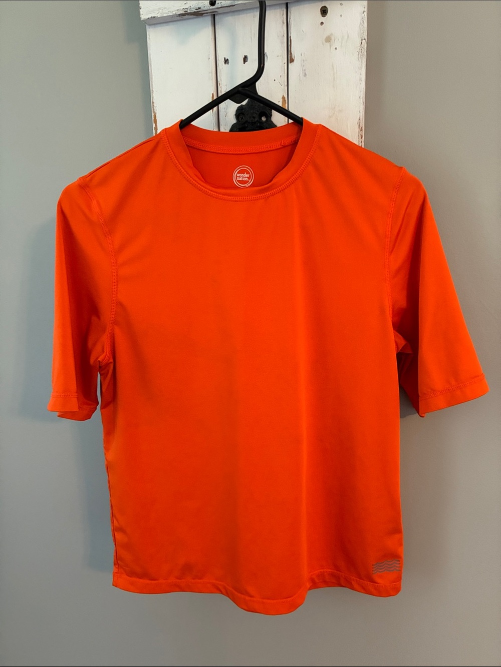 Boys orange quick dri style shirt
